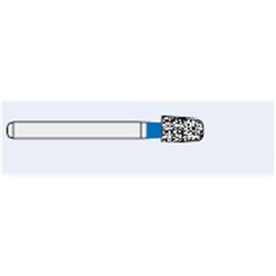 Ecoline Diamond Bur - 845KR-025 - Short Flat End Taper - High Speed, Friction Grip (FG), 50-Pack