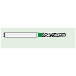 Ecoline Diamond Bur - 847-014 - Flat End Taper - High Speed, Friction Grip (FG), 50-Pack