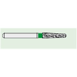 Ecoline Diamond Bur - 847-018 - Flat End Taper - High Speed, Friction Grip (FG), 50-Pack