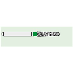 Ecoline Diamond Bur - 856-018 - Round Tapered Chamfer - High Speed, Friction Grip (FG), 50-Pack