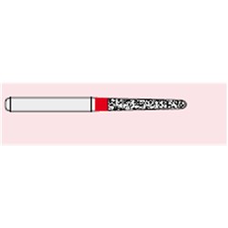 Ecoline Diamond Bur - 856-014 - Round Tapered Chamfer - High Speed, Friction Grip (FG), 50-Pack
