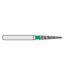 Ecoline Diamond Bur - 858C-014 - Pointed - Coarse - High Speed, Friction Grip (FG), 50-Pack