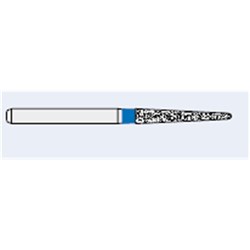 Ecoline Diamond Bur - 859-016 - Pointed - High Speed, Friction Grip (FG), 50-Pack