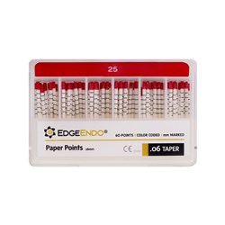 EdgeFILE Paper Point Size 25 .06 Pack of 60