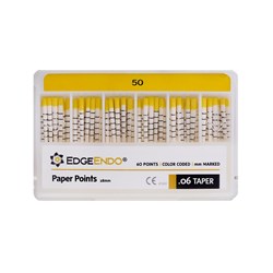 EdgeFILE Paper Point Size 50 .06 Pack of 60
