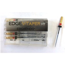 EdgeEndo EdgeV-Taper HT Glidepath - Heat Treated Niti Files - Taper .03 - Size 13 - 25mm, 6-Pack