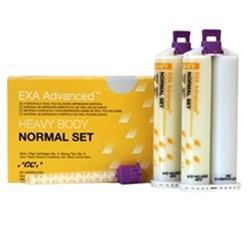 GC EXA Advanced - Heavy Body - Normal Set - 2 x 48ml Cartridges and 6 Mixing Tips