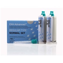 GC EXA Advanced - Regular Type - Normal Set - 2 x 48ml Cartridges and 6 Mixing Tips