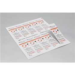 GKE Type 6 Emulating Indicator - Steam, 500-Pack