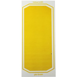 GKE Cleaning Process Indicator for Ultrasonic Baths - Yellow, 40-Pack