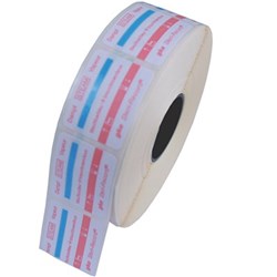 GKE LABEL Red Self Adhesive with Process Indicator x 750