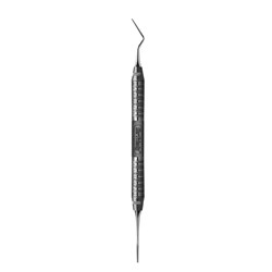 HuFriedyGroup Periodontal File - Buck - #11/12 Straight - #6 Satin Steel Handle