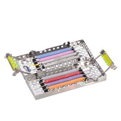 HuFriedyGroup IMS Cassette Infinity Series - 2 Tier - 8 Instruments - Yellow