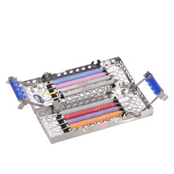 HuFriedyGroup IMS Cassette Infinity Series - 2 Tier - 8 Instruments - Blue