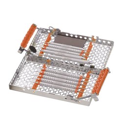 HuFriedyGroup IMS Cassette Infinity Series - 2 Tier - 14 Instruments - Orange