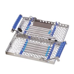 HuFriedyGroup IMS Cassette Infinity Series - 2 Tier - 14 Instruments - Blue