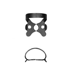 HuFriedyGroup Black Line Rubber Dam Clamp - Large Premolars - #2A