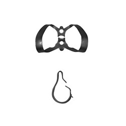 HuFriedyGroup Black Line Rubber Dam Clamp - Anterior - #9