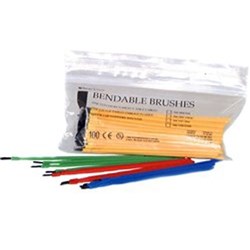 Bendable Brush HENRY SCHEIN Blue 13cm Pack of 100