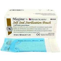 Sterilisation Pouch MAXIMA 57x100 mm (2.25x4") Box 200