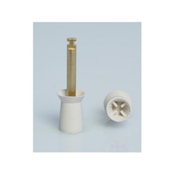 Acclean Prophy Cups - Latex Free - Slow Speed, Right Angle (RA) - White - Firm Webbed Ribbed, 36-Pack
