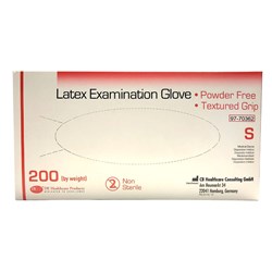 DE Latex Pwd Free Glove Small Box of 200