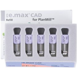 IPS e.max CAD for PlanMill LT B1 I12 pack of 5