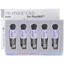 IPS e.max CAD for PlanMill LT A1 C14 pack of 5