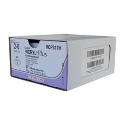 SUTURE PLUS Vicryl 26mm 3/0 SH 1/2circl taperpoint undyx36