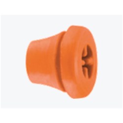 KOMET Silicone Plug #9891-4 Orange replacement x 8