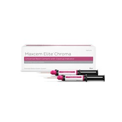 MAXCEM ELITE CHROMA Yellow dual syr refill 5gx 2 & 24 tip