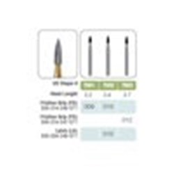 Kerr Jet Tungsten Carbide Bur - 7901-009 - Needle Trim and Finish - High Speed, Friction Grip (FG), 5-Pack