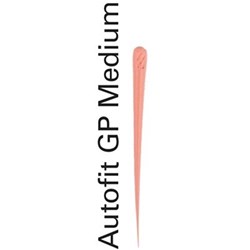 Kerr ANALYTIC - Autofit Gutta Percha Points - Feathered Tip - Medium, 100-Pack