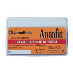 Kerr ANALYTIC - Autofit Gutta Percha Points - Greater Taper - Assorted, 50-Pack