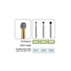 Kerr Jet Tungsten Carbide Bur - 9004 - Fine Finish Ball - High Speed, Friction Grip (FG), 5-Pack