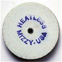 Keystone Mizzy Heatless Wheels - White - 7/8" x 1/8" - Unmounted, 50-Pack