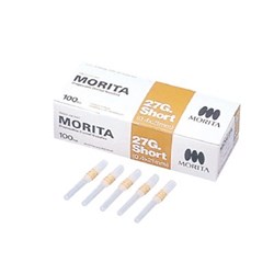 MORITA Dental Needle 27G Short 21mm Box of 100