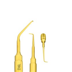 Mectron PiezoSurgery Insert Tip - EN6L - Left-Angled Smooth Diamond-Coated Endo Apical Debrider - 2.2 mm