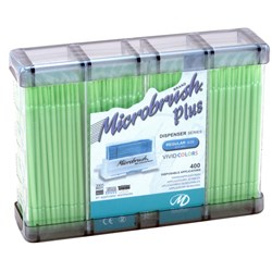 Microbrush PLUS Refills Regular Green Pack of 400