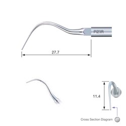 Perio Tip P21R for NSK Varios Ultrasonic Scaler & Satelec