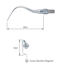 Tip S21R Perio Type for 950 & S900 Air Scalers