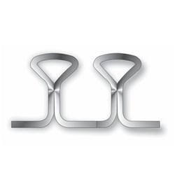 NAOL 019X025 Right Form Keyhole Archwire 4 Looped 26mm - 10