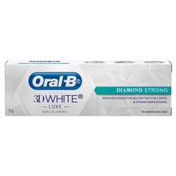 Oral B 3DWhite Luxe Diamond Strong Toothpaste - 95g, 12-Pack