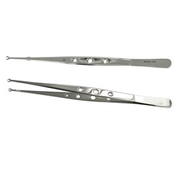 TWEEZERS TISSUE FORCEPS SUTURE REGULAR STR 16cm
