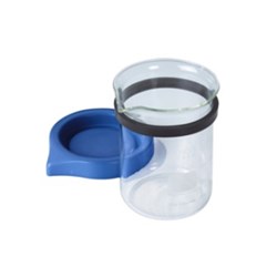 Renfert Easyclean Glass Jar with Lid and Rubber Band - 600ml Jar, 1-Pack