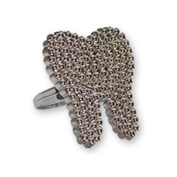 Bling RING Silver Tooth Pack of 144