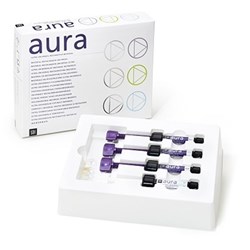 SDI Aura - Ultra Universal Restorative Material - Starter Syringe Kit - Shade Light, 4-Pack