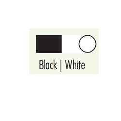 BRITEGUARD Mouthguard 2 Clr Black-White 4 x 125mm Rd