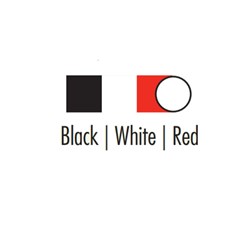 BRITEGUARD Mouthguard 3 Clr Black-White-Red 4 x 125mm Rd