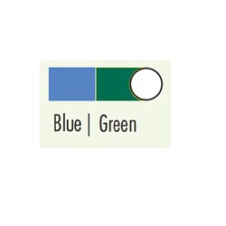 BRITEGUARD Mouthgaurd 4mm Blue Green 125mm Round